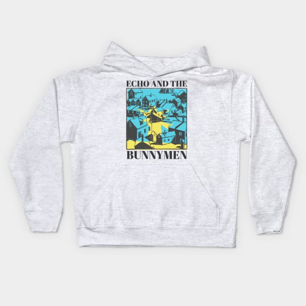 classic echo and the bunnymen Kids Hoodie by psninetynine